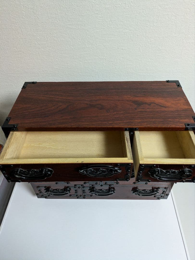【美品】仙台箪笥 小引き出し アンティーク 希少 伝統 職人 昭和レトロ