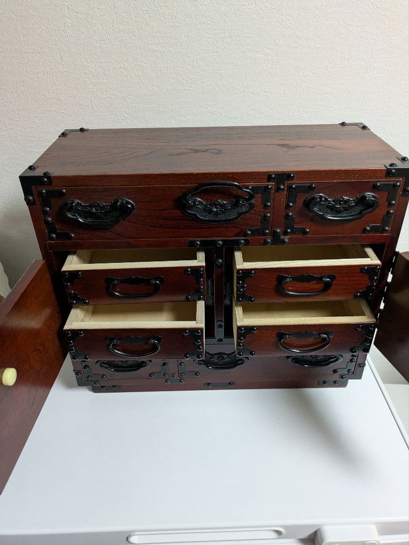 【美品】仙台箪笥 小引き出し アンティーク 希少 伝統 職人 昭和レトロ