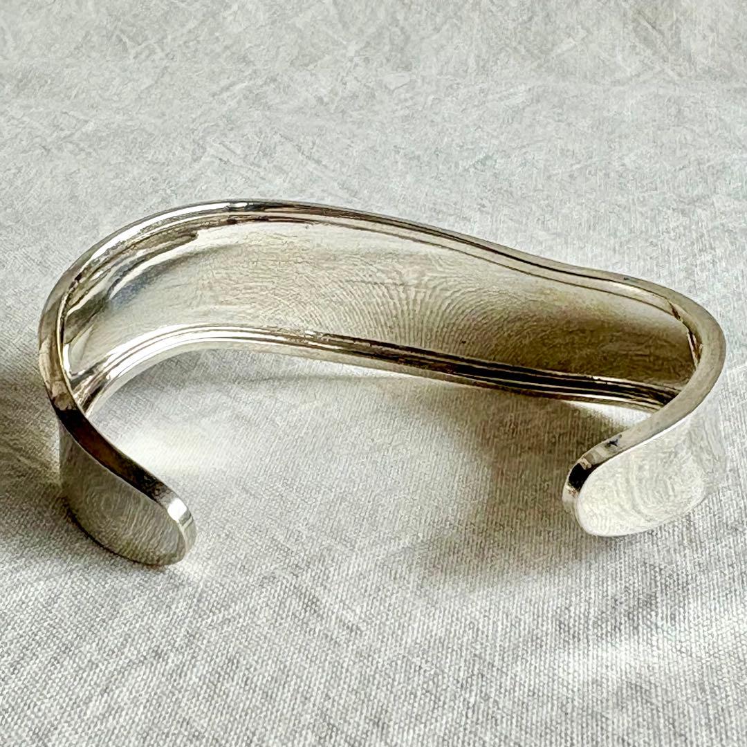 メキシカンジュエリー　ヴィンテージ　バングル　ボーンカフ　MEXCO 刻印あり