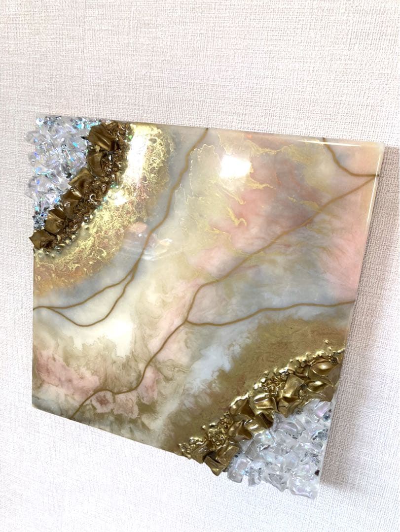 オフシュアボード　レジンアート　大理石風　浄化