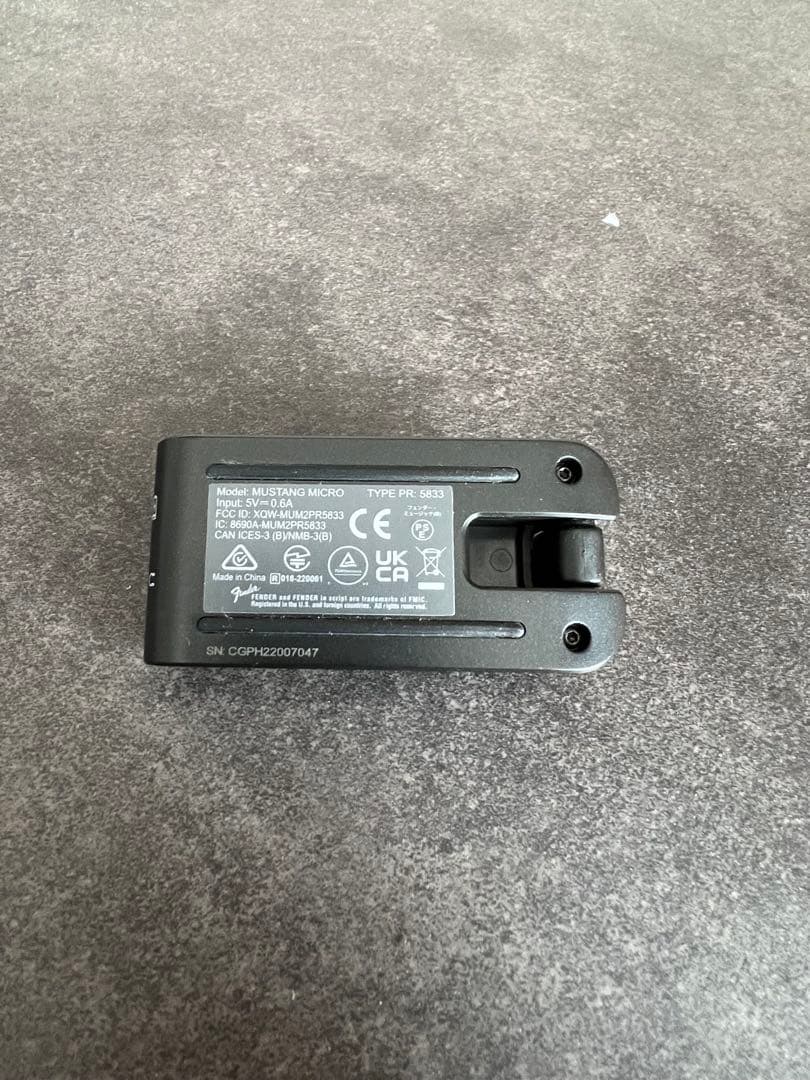Fender Mustang Micro ギターヘッドホンアンプ