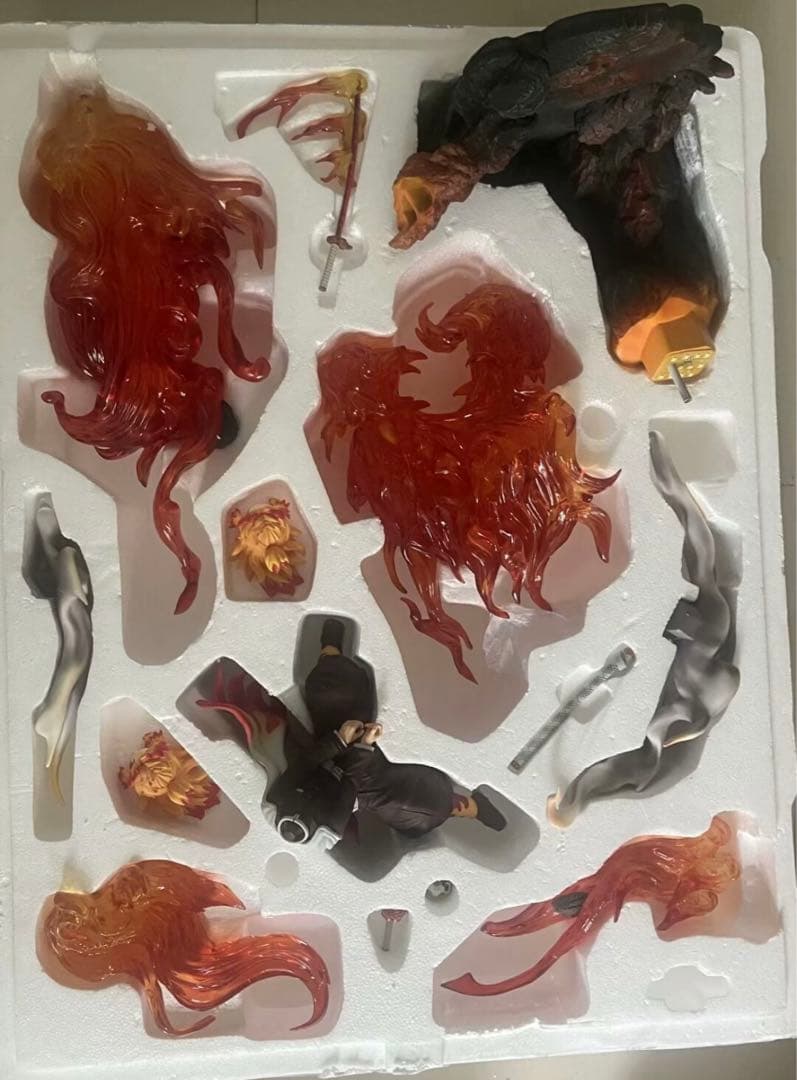 鬼滅の刃 煉獄杏寿郎 猗窩座 フィギュア ガレージキット