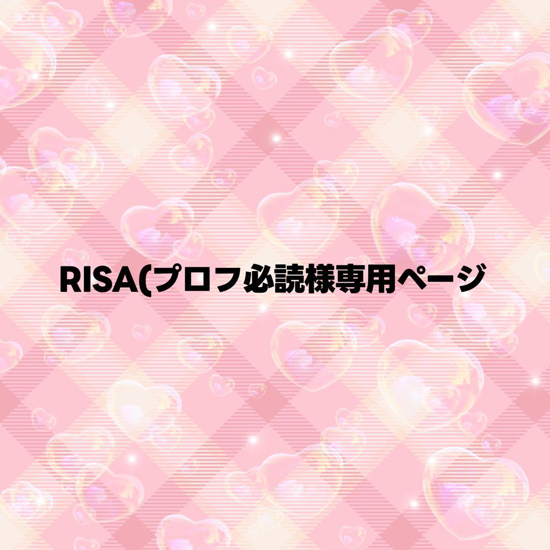 RISA(プロフ必読ページ うちわ文字 オーダー