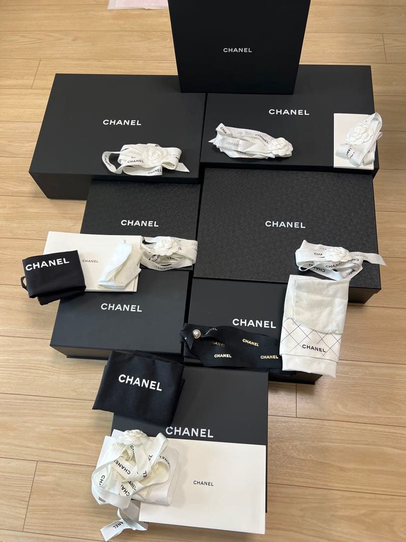 CHANEL マトラッセ　空箱　ギフトボックス　付属品付き　10箱　まとめ売り