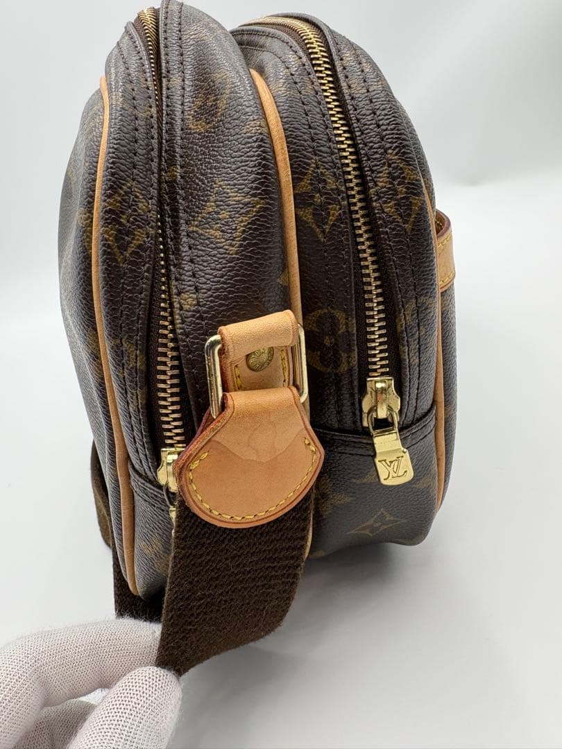 【華】Louis Vuittonモノグラム ショルダーバッグ リポーター