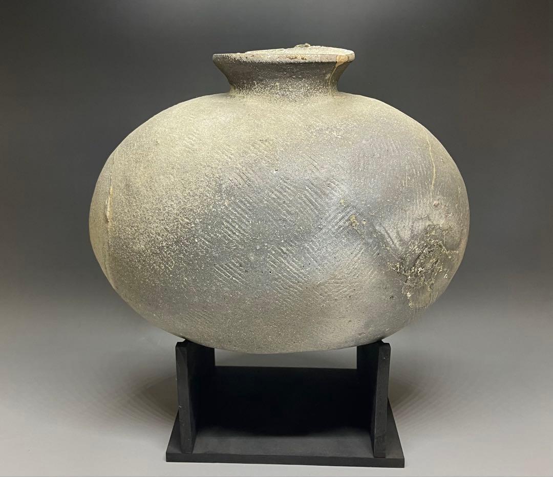 須恵器　新羅土器　特大　俵壺　y117