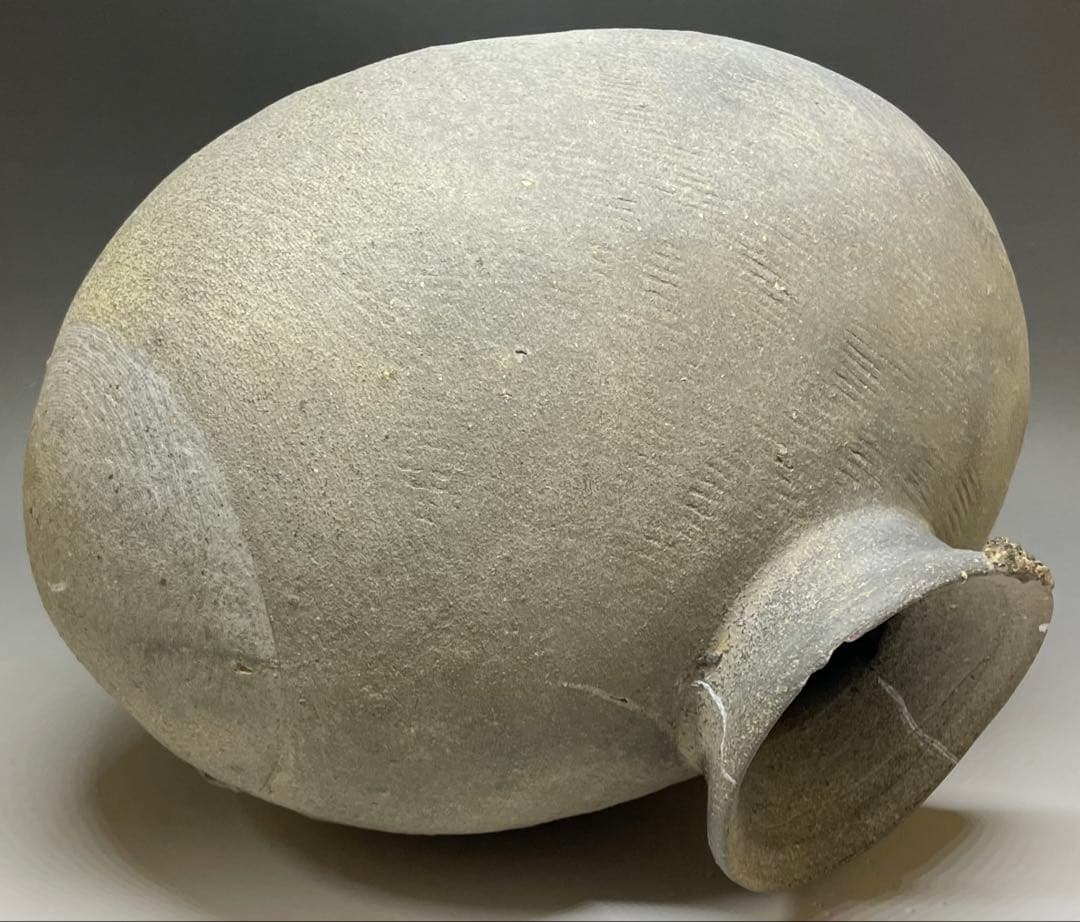 須恵器　新羅土器　特大　俵壺　y117