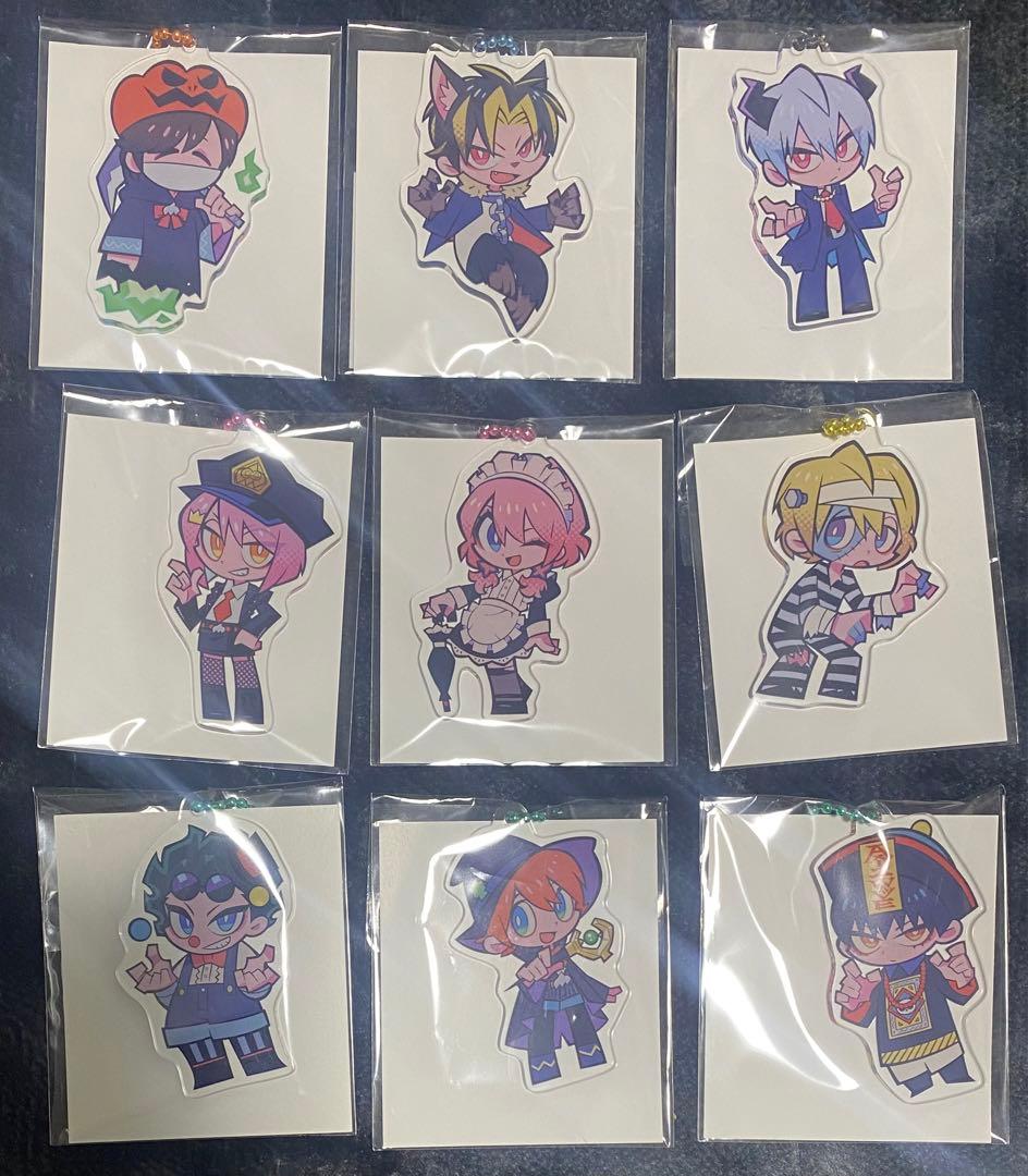 AXIZWAVE アクリルキーホルダー 9種類セット