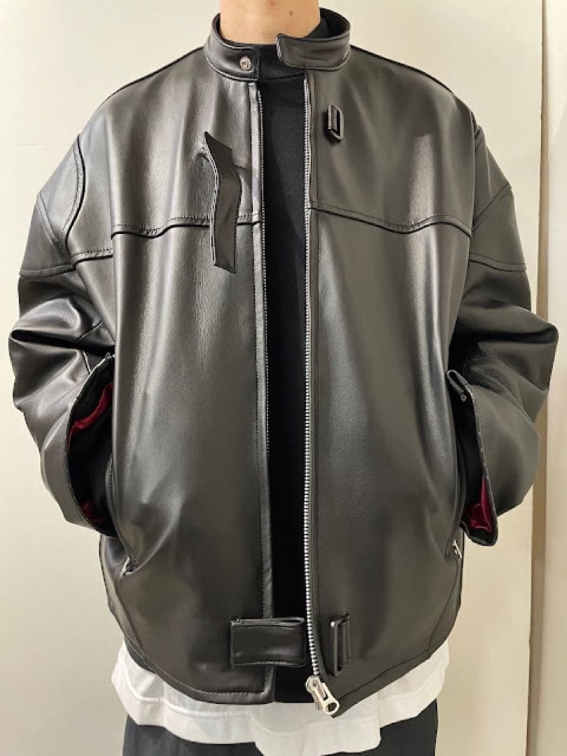 ジャケット・アウター & FUN HEAVY BIKER LEATHR stodja jieda