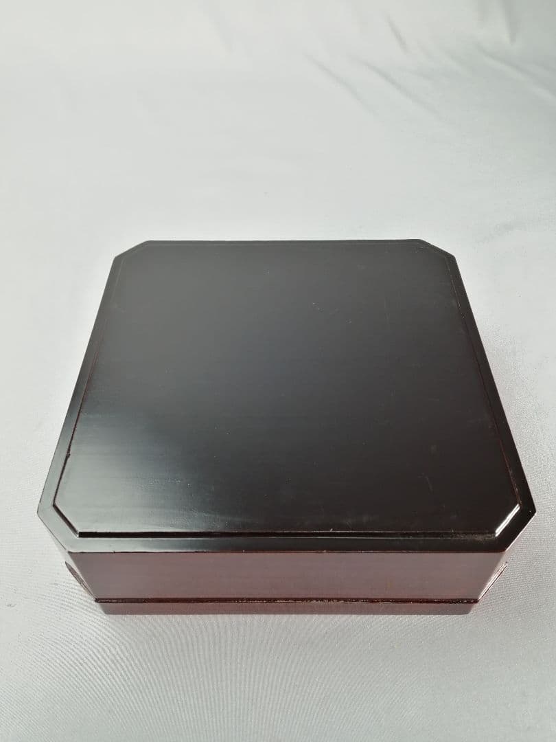 【茶事具】塗師岸信卿、指物師利斎造　和休好縁高　主菓子　漆器　菓子器201