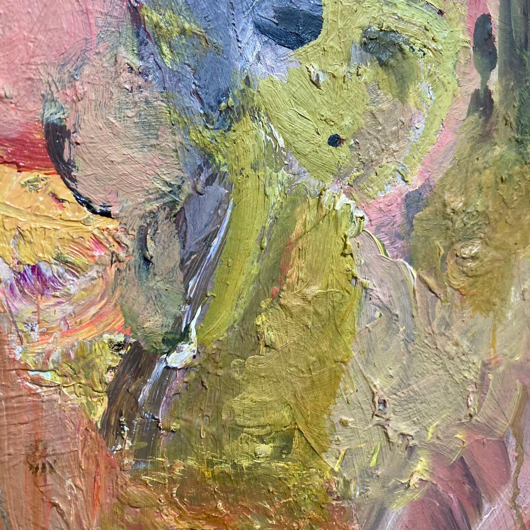 【真作保証】織田広喜「少女」油彩6号 直筆サイン 二科会 アンニュイ 絵画