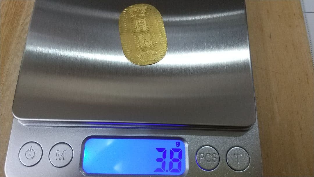 純金 壱匁　小判 約3.75g