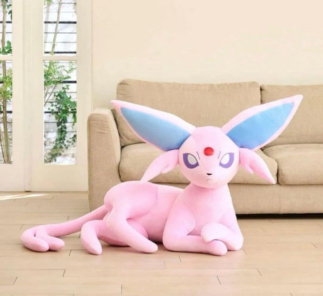 等身大　エーフィ　寝そべり　ぬいぐるみ ポケットモンスター ポケモン