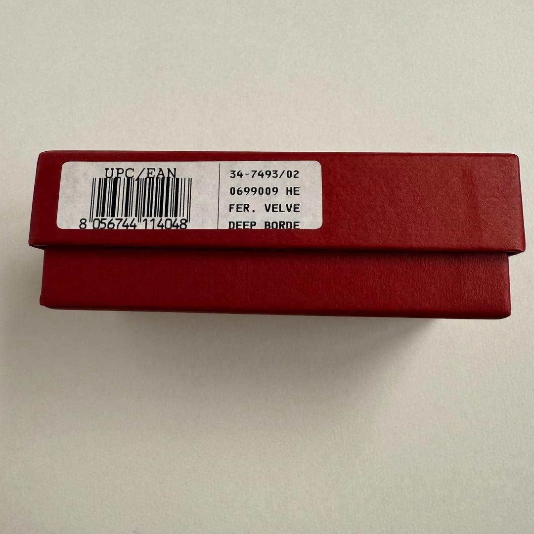 【美品】フェラガモ ヴァラ バレッタ ボルドー×ゴールド 箱付き