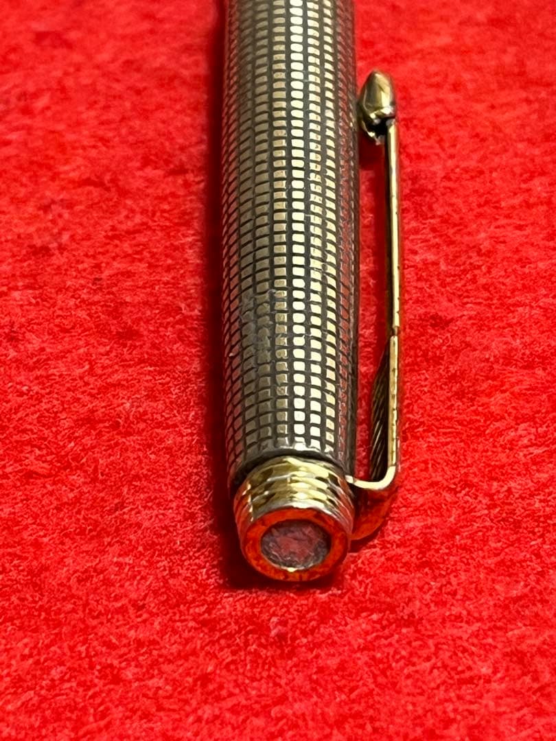 パーカー75ボールペン シズレ スターリングシルバー ❗️VERMEIL‼️貴重‼️