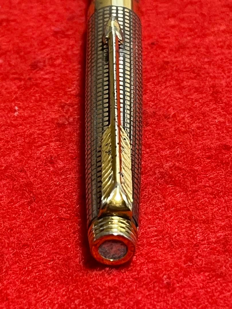 パーカー75ボールペン シズレ スターリングシルバー ❗️VERMEIL‼️貴重‼️