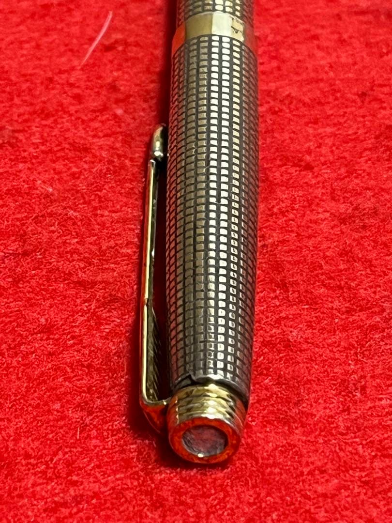 パーカー75ボールペン シズレ スターリングシルバー ❗️VERMEIL‼️貴重‼️