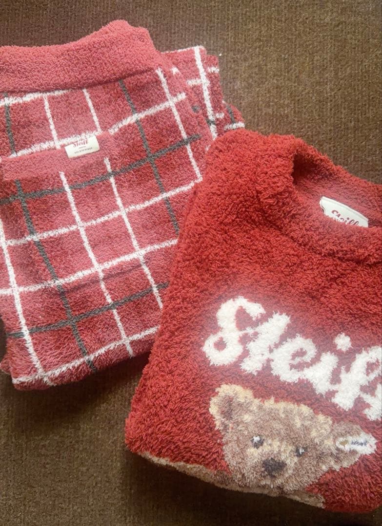 【新品未使用】ジェラピケ シュタイフ 表参道限定 上下セット