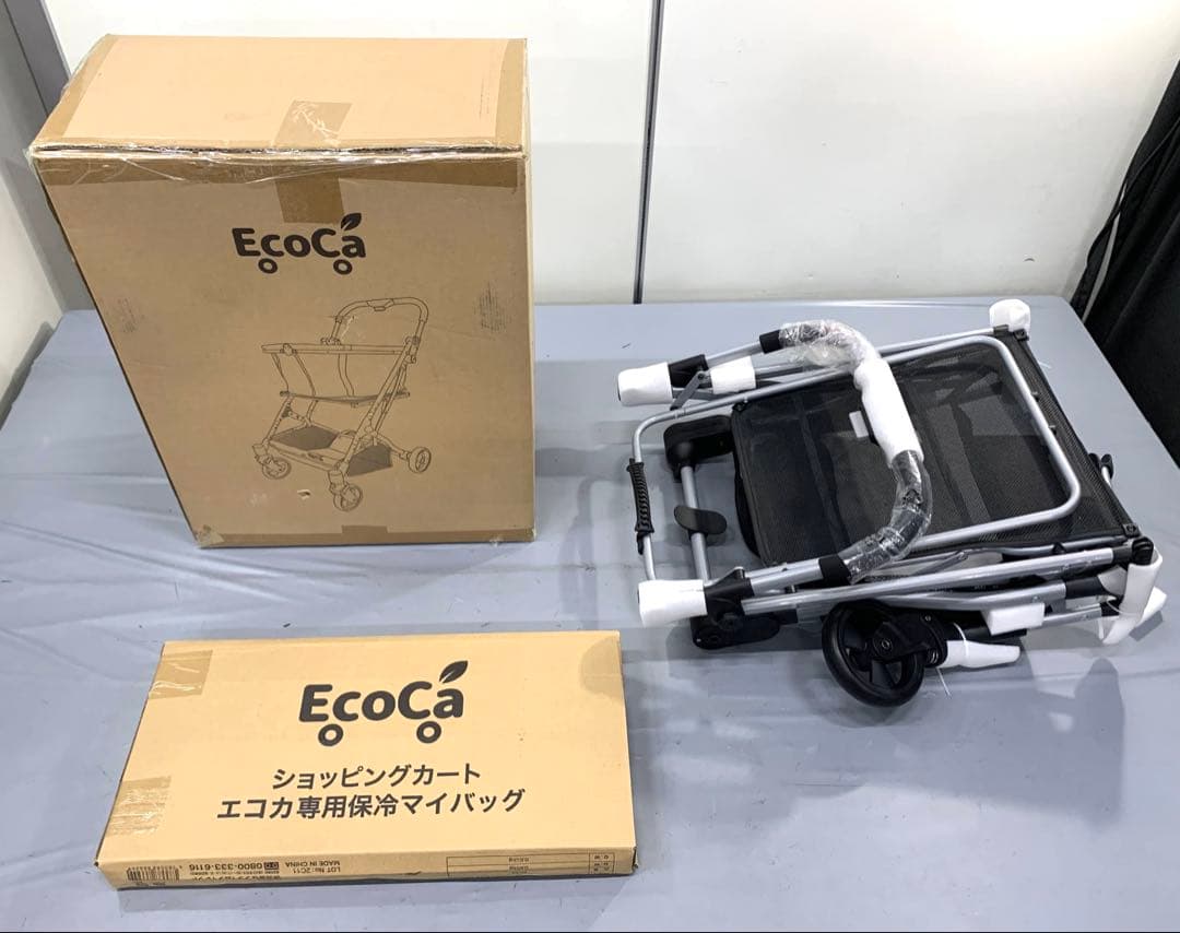 【新品未使用】EcoCa エコカ ショッピングカート　保冷マイバッグ付