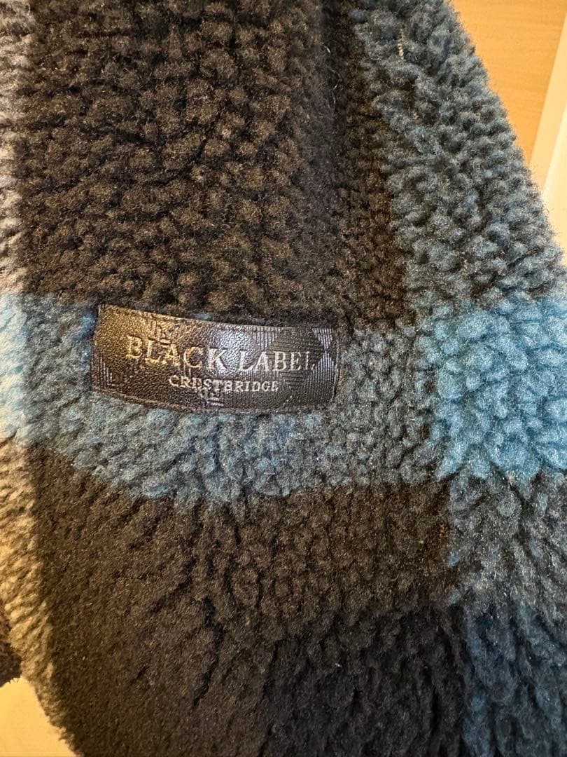 ブラックレーベル　クレストブリッヂ　チェックボアパーカー