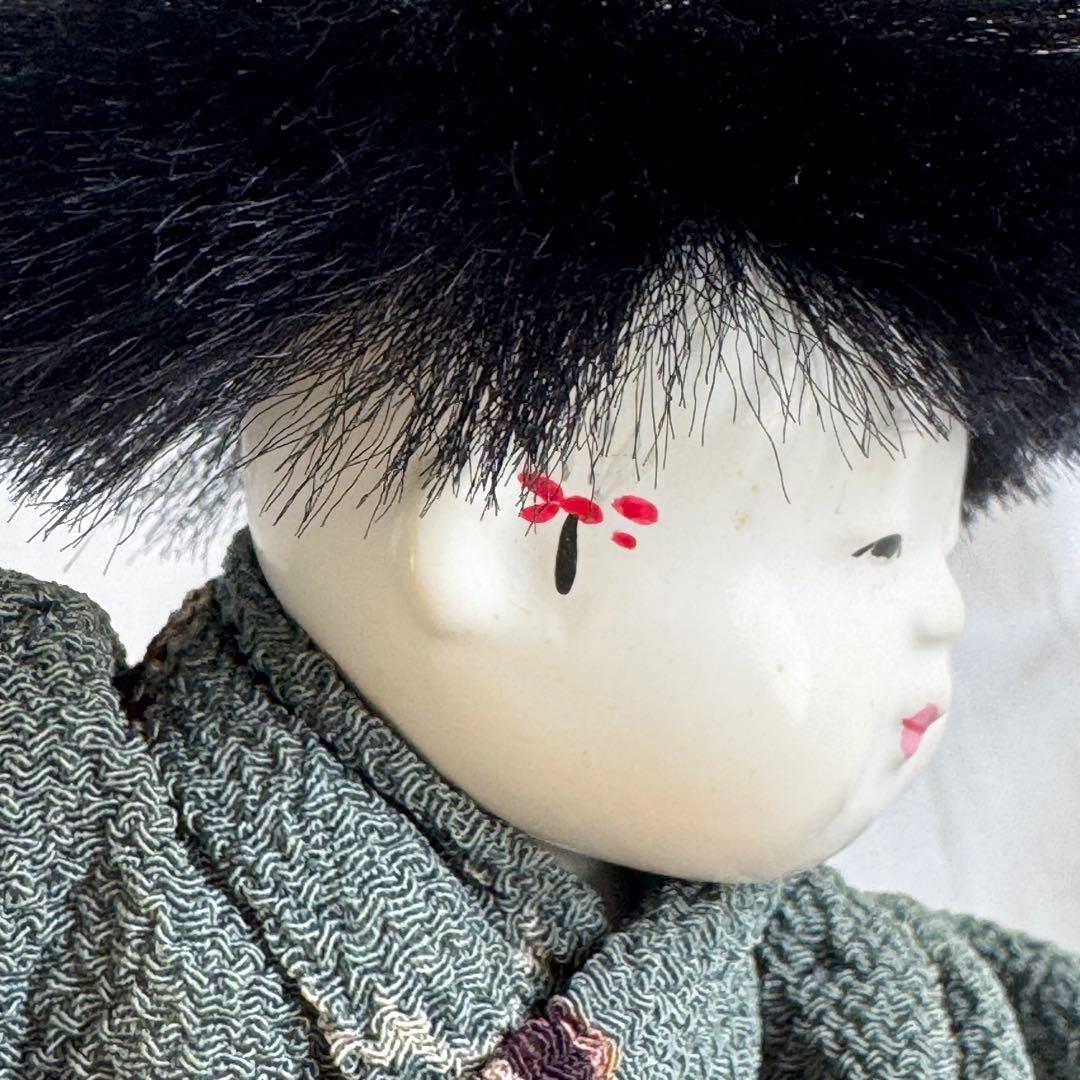 御所人形　わらべ男の子　身長12cm五代目光宝作　吉野光宝