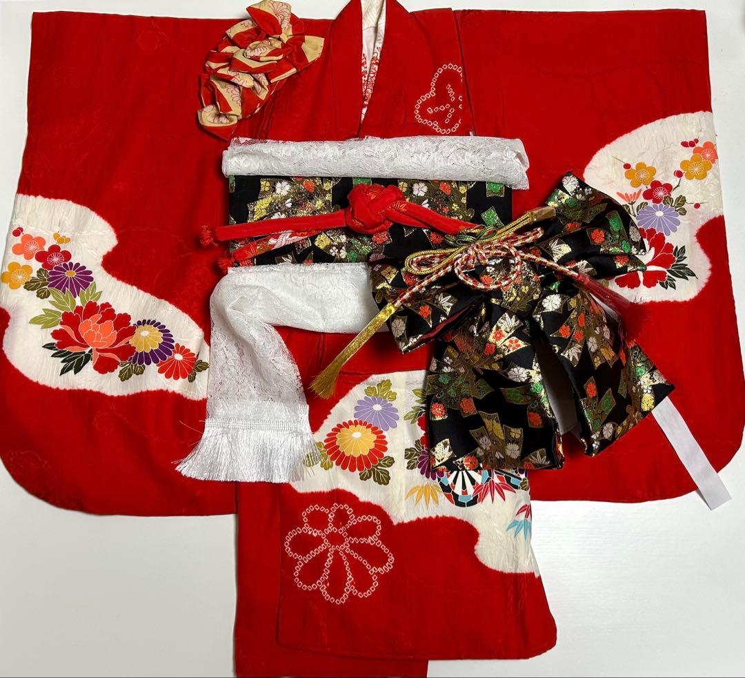 七五三3歳　お着物一式まとめセット　作り帯