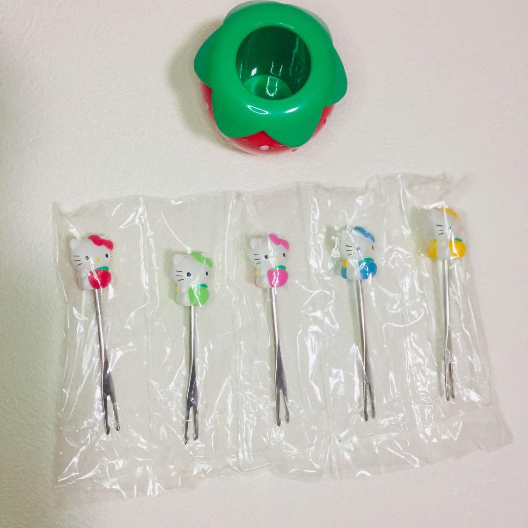 キティ/いちごフルーツスティック/ポイントカード/サンリオキャラ/景品非売品