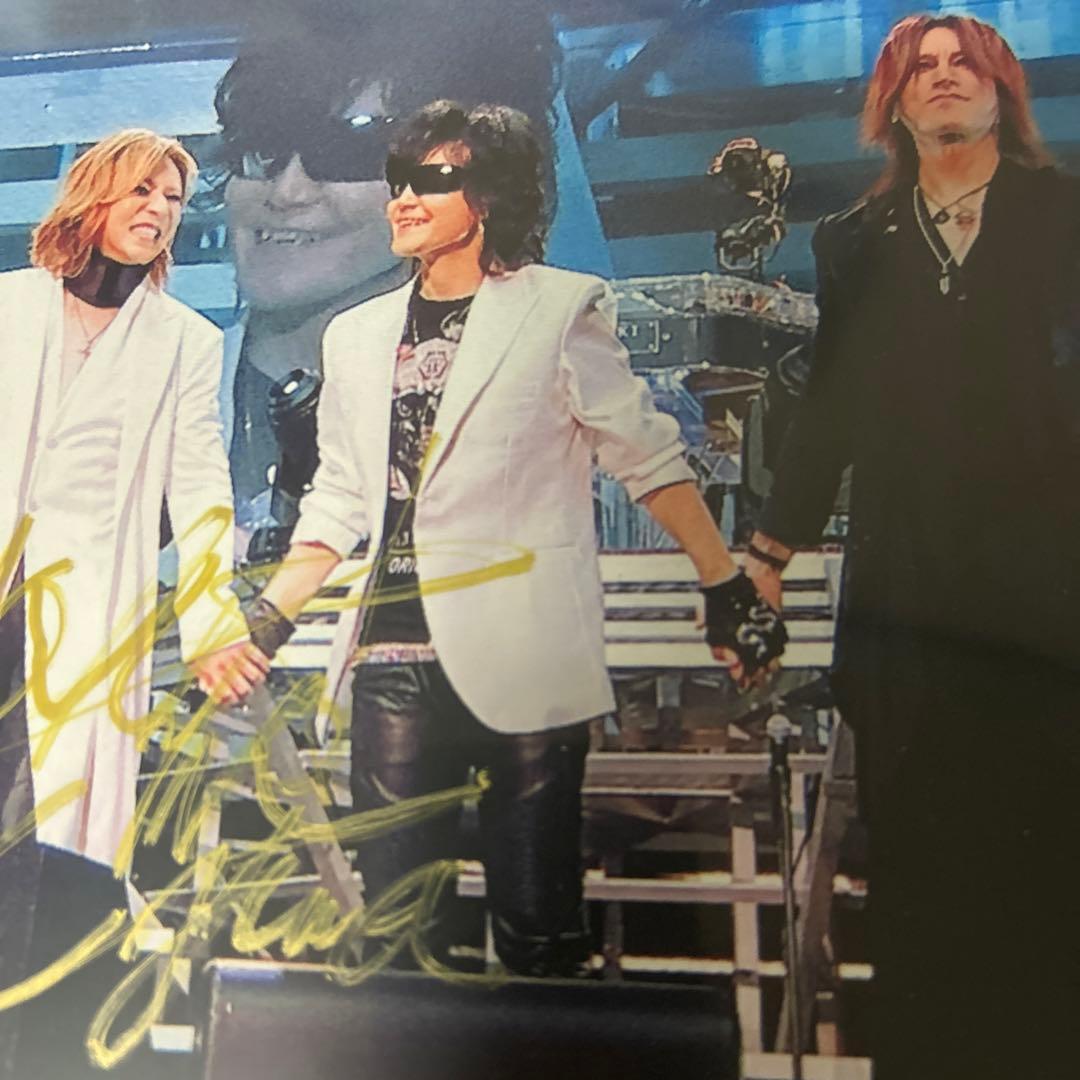 X JAPAN YOSHIKI 直筆サインフォト【20X25cm 6切り】価格