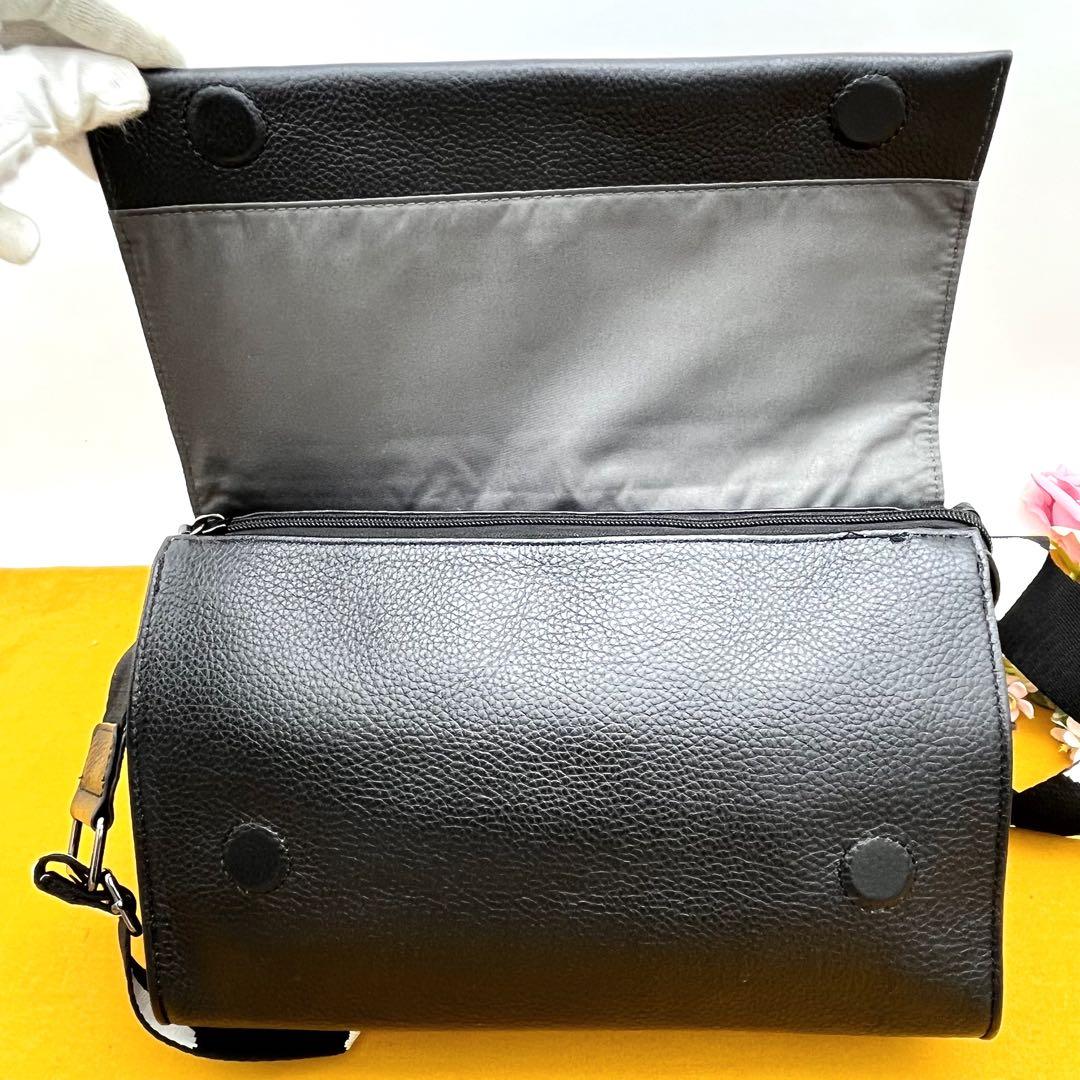 もなか　イアパピヨネ　ワイドテープ　ショルダーバッグ　ダルメシアン柄