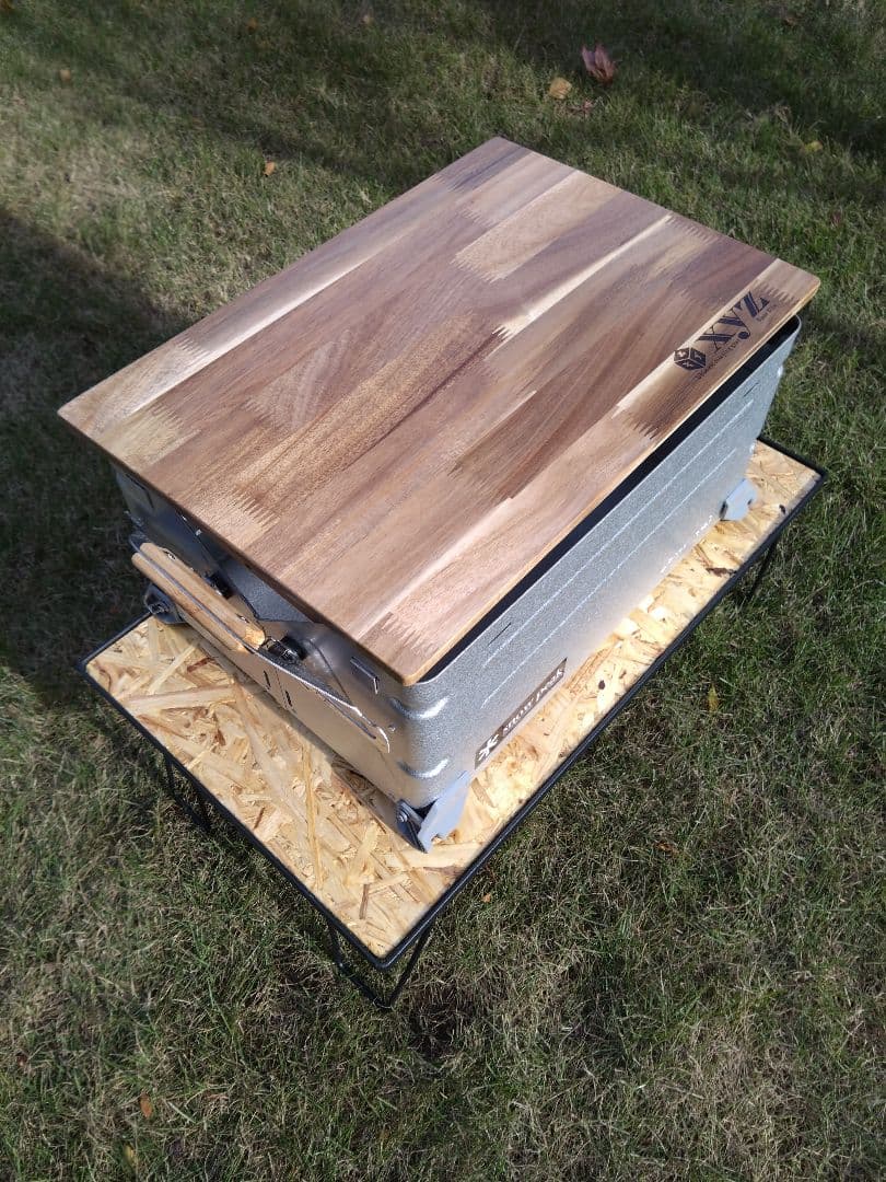 スノーピーク　シェルフコンテナ25用　スライド天板　ハンドメイド品　②