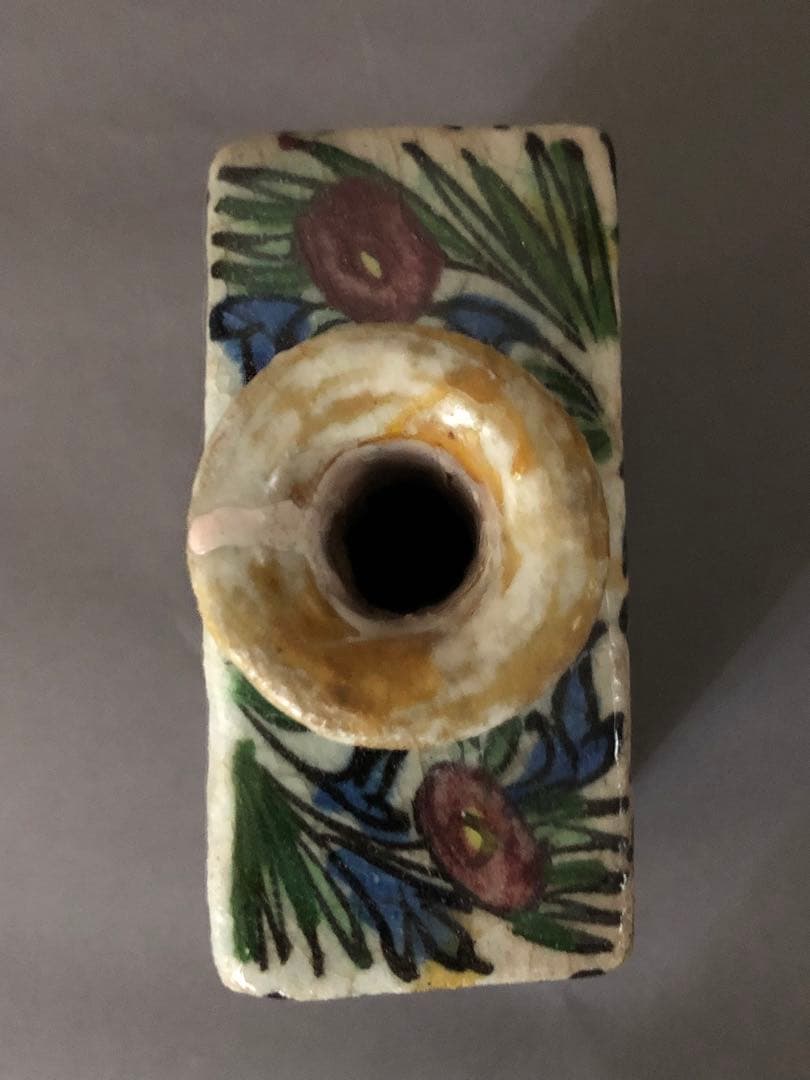 ペルシャ陶器　アンティーク壺　骨董