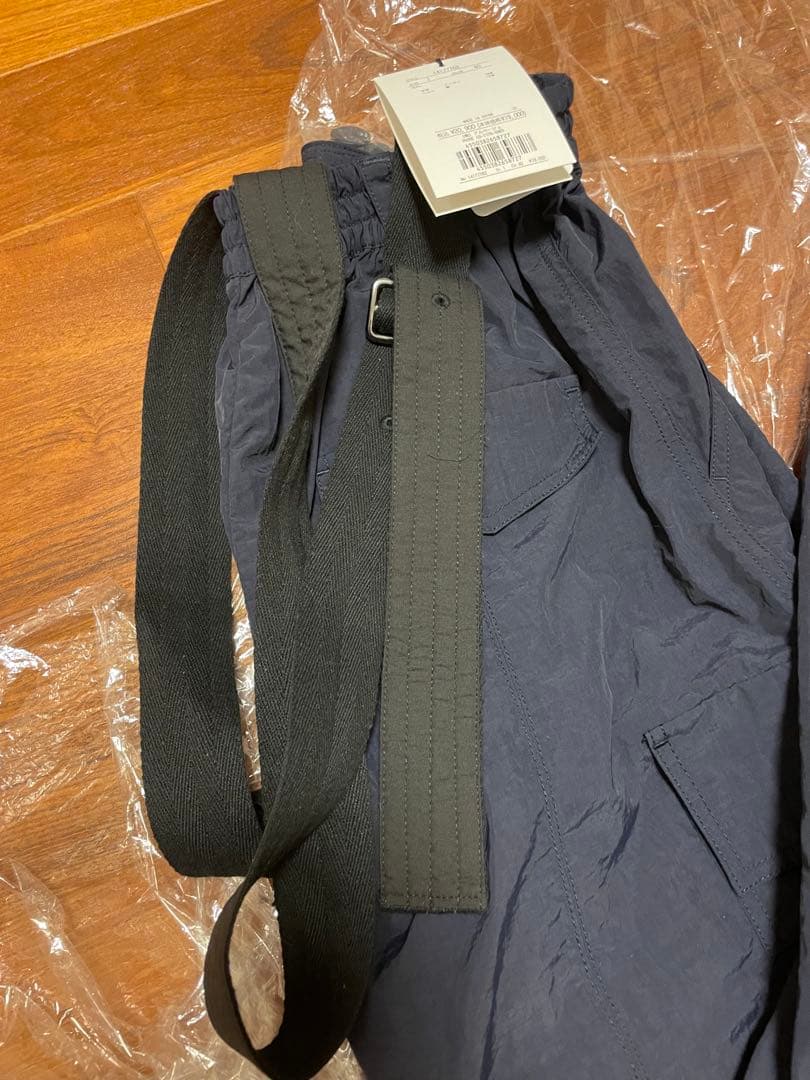 Arpege story 撥水サス付きパラシュートパンツ　ネイビー　新品