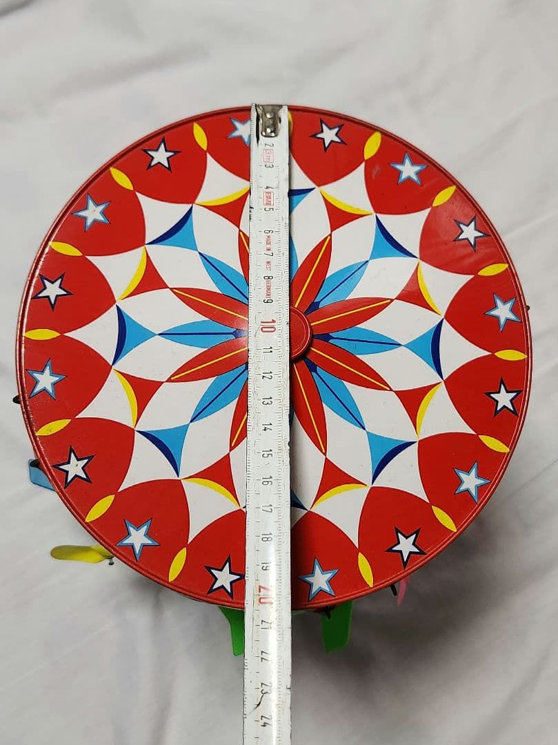 レトロ ブリキ玩具 日本製 メリーゴーランド ネジ式 ATC アサヒ玩具 動作品