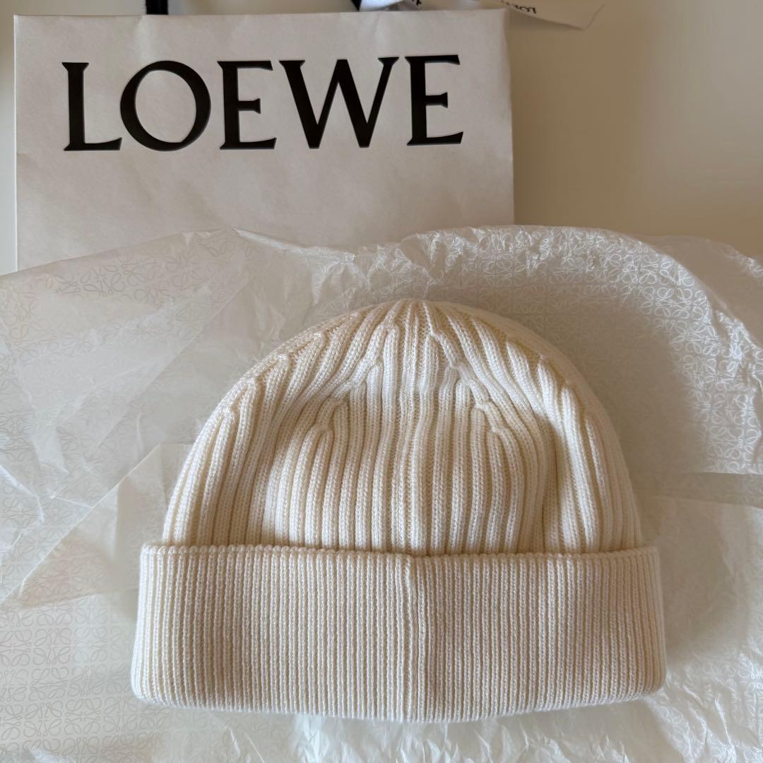 LOEWE ニット帽 ビーニー ウール