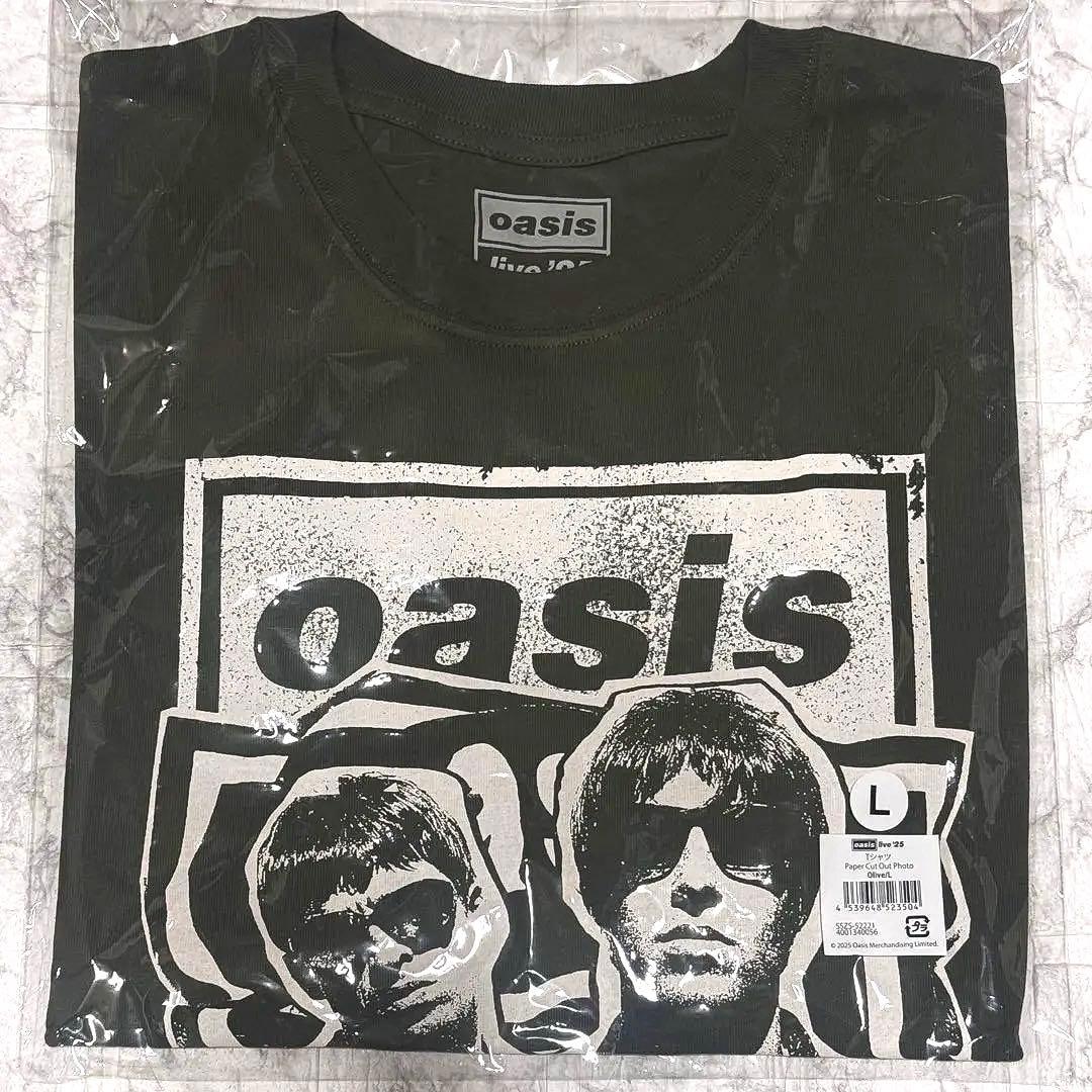 oasis live'25 Tシャツ Paper Cut Out Photo Ｌ
