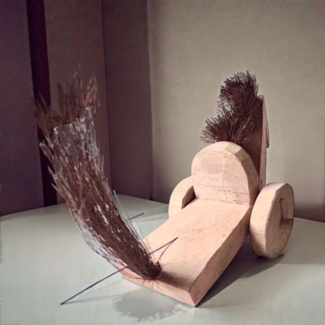 大分県廃絶郷土玩具 北山田のきじ馬①中山利市 午年飾り バーナードリーチ　民藝