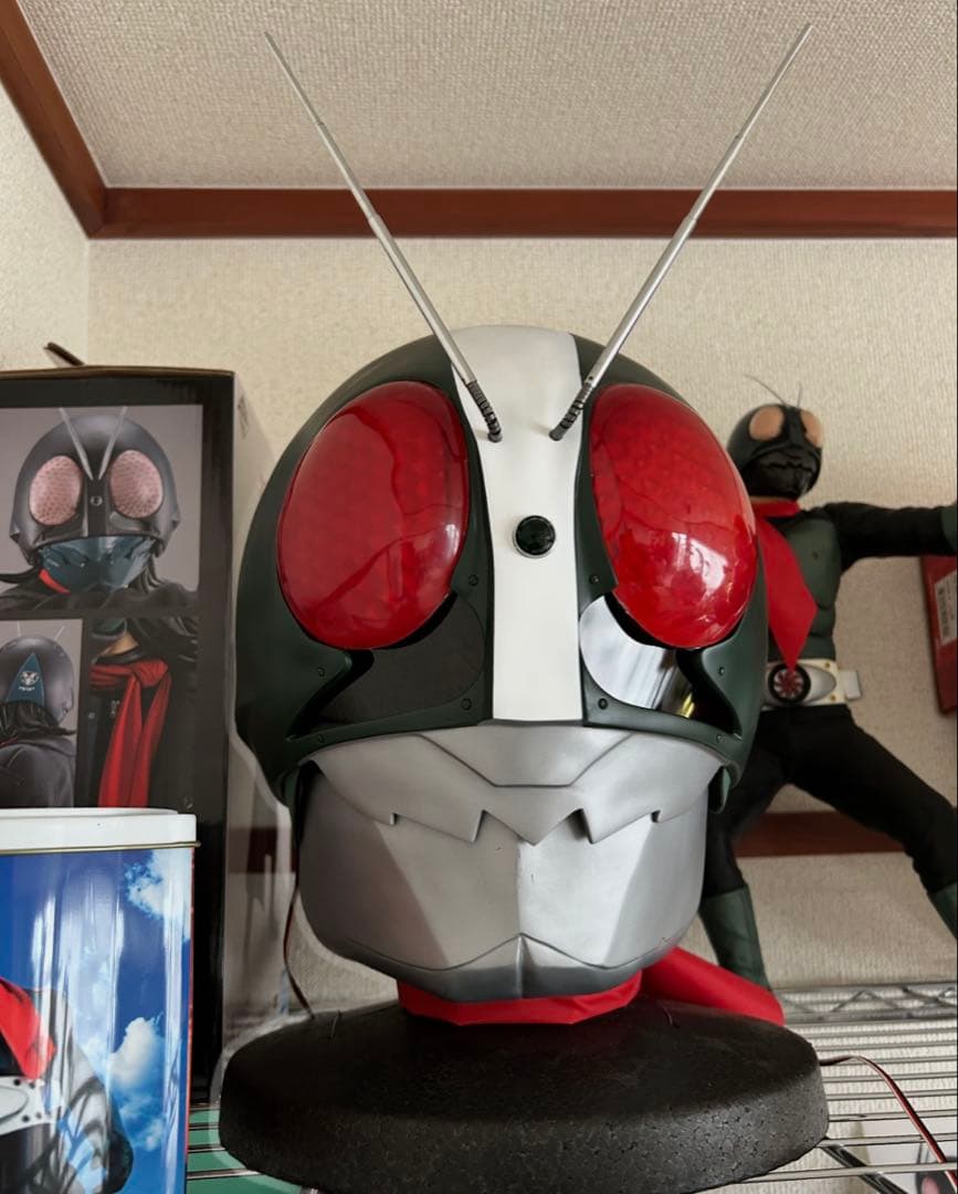 仮面ライダー　 新1号　アトラク　レプリカ　キット　マスク　1/1