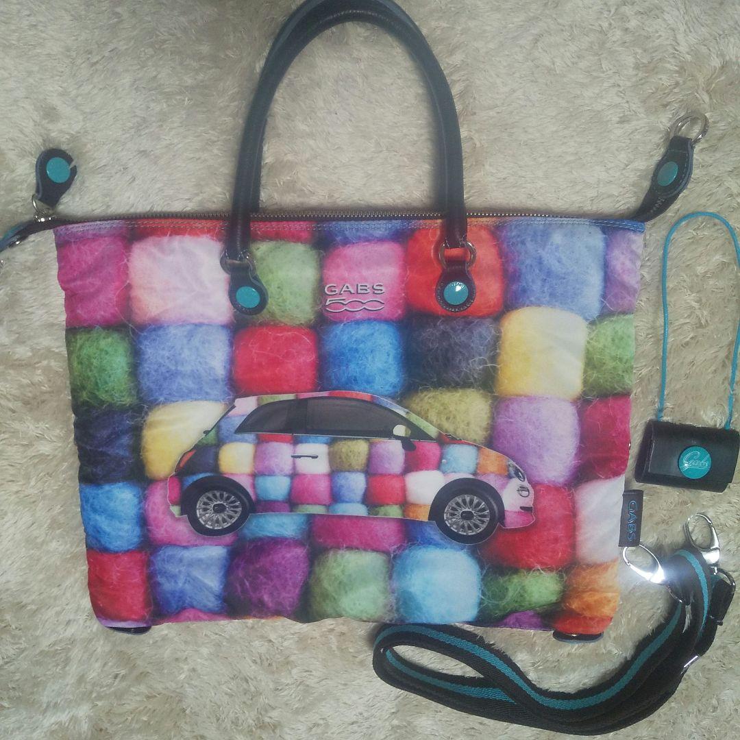 極美品✨GABS ガブス FIAT500 マルチカラー コラボ 3way