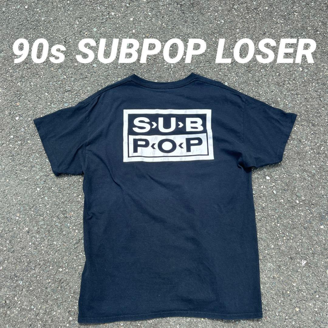 シングルステッチ 90s SUBPOP LOSER カートコバーン Tシャツ