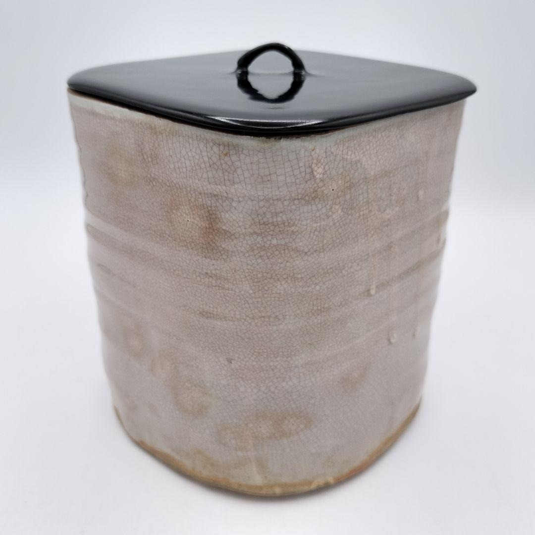 a244 水指 田原 陶兵衛 萩焼　茶道　茶道具　古物