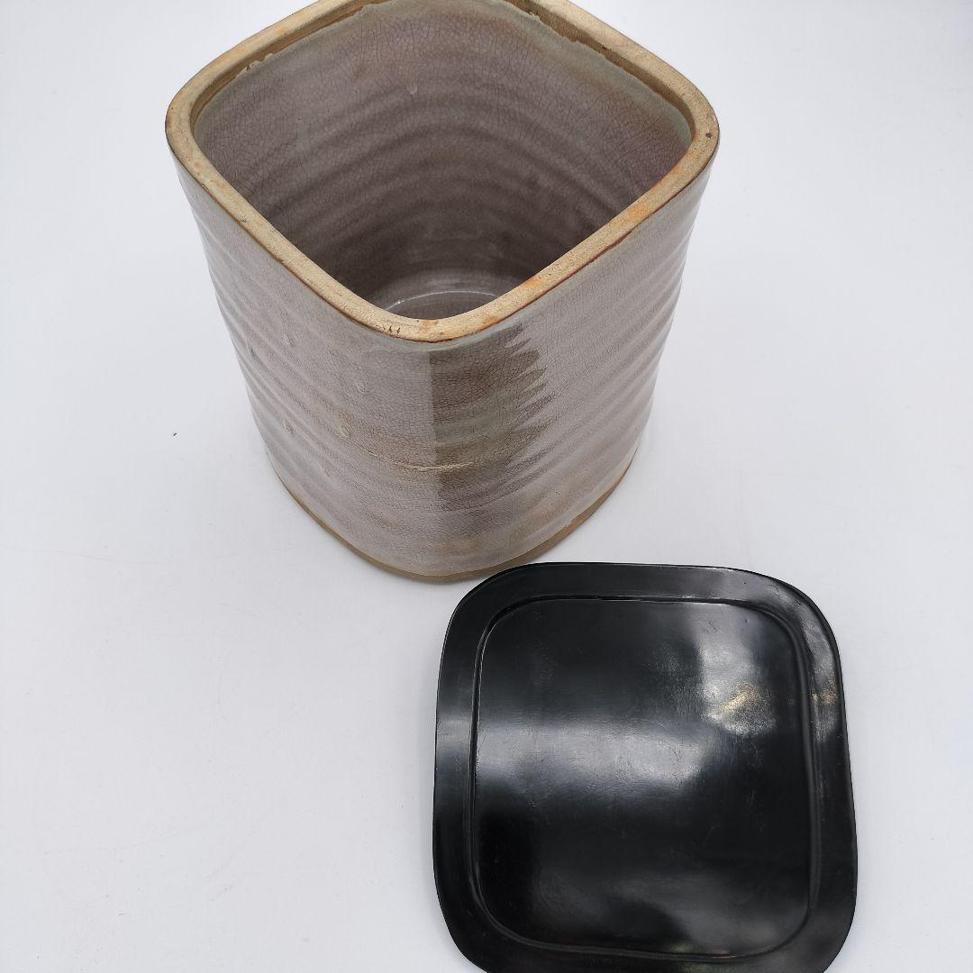 a244 水指 田原 陶兵衛 萩焼　茶道　茶道具　古物