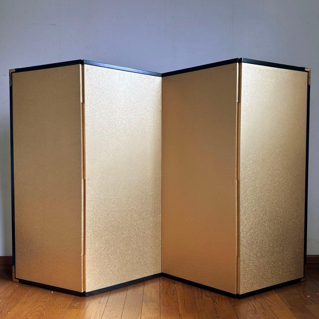 屏風 小屏風 琳派 青海波 群鶴図 京都 西陣織 和モダン