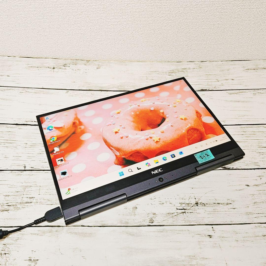 タッチパネル♪NEC タブレットノートパソコン Core i5 SSD カメラ付