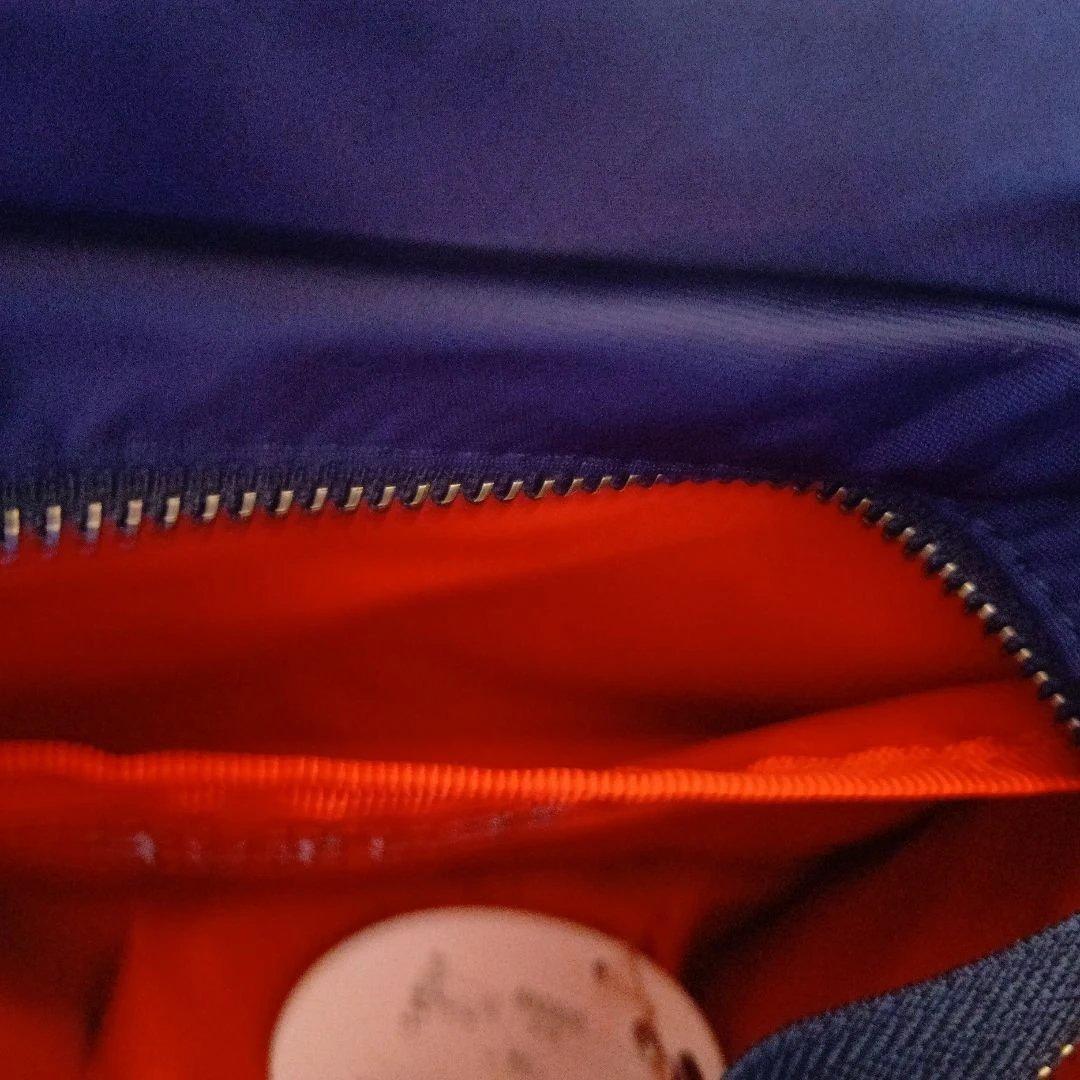 アルベロベロ 豚さんの刺繍 ショルダーバッグネイビー 新品未使用　タグ付き