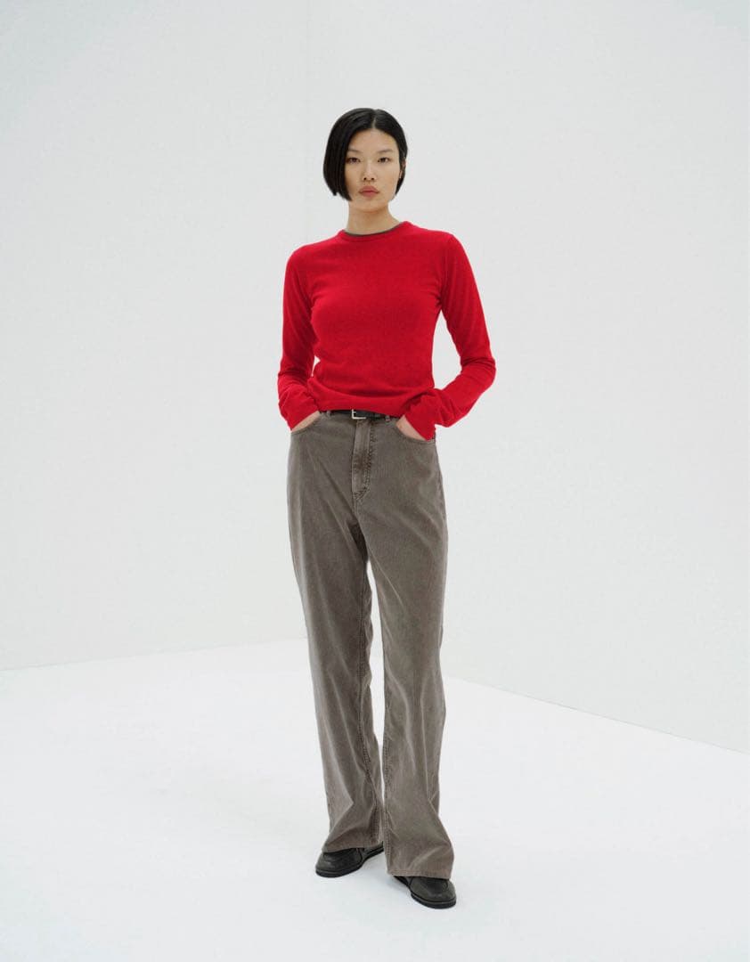 パンツ 25AW PIGMENT DYED CORDUROY WIDE 5P PANTS