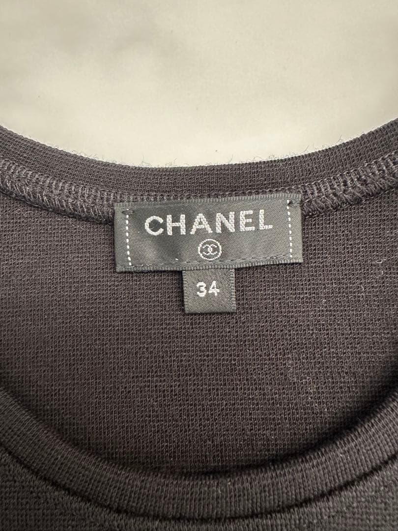 CHANEL♡ 黒 タンクトップ サイズ34
