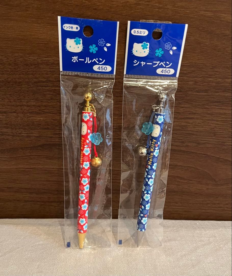 ご当地キティ ハローキティ桜柄 シャーペン ボールペン 1999年