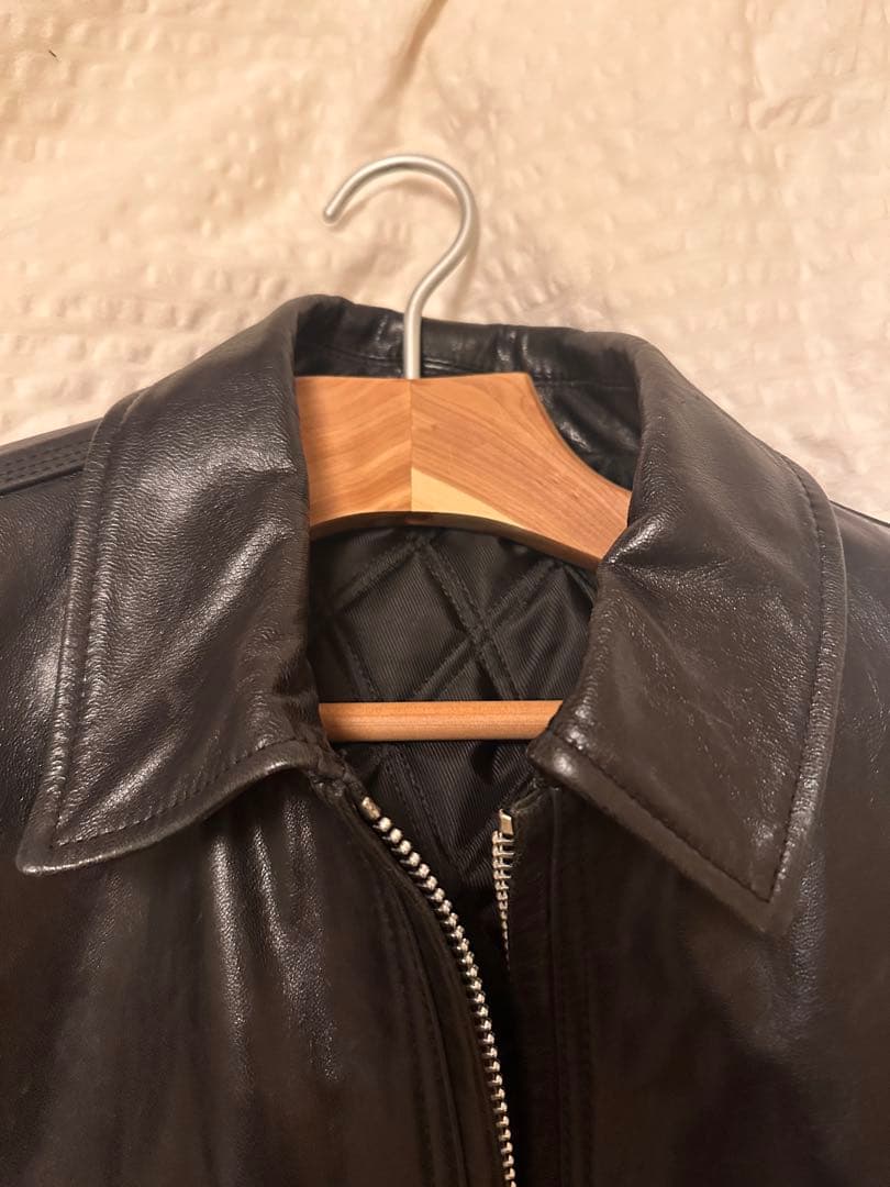 Stussy Garage Jacket Leather ジャケット レザー M
