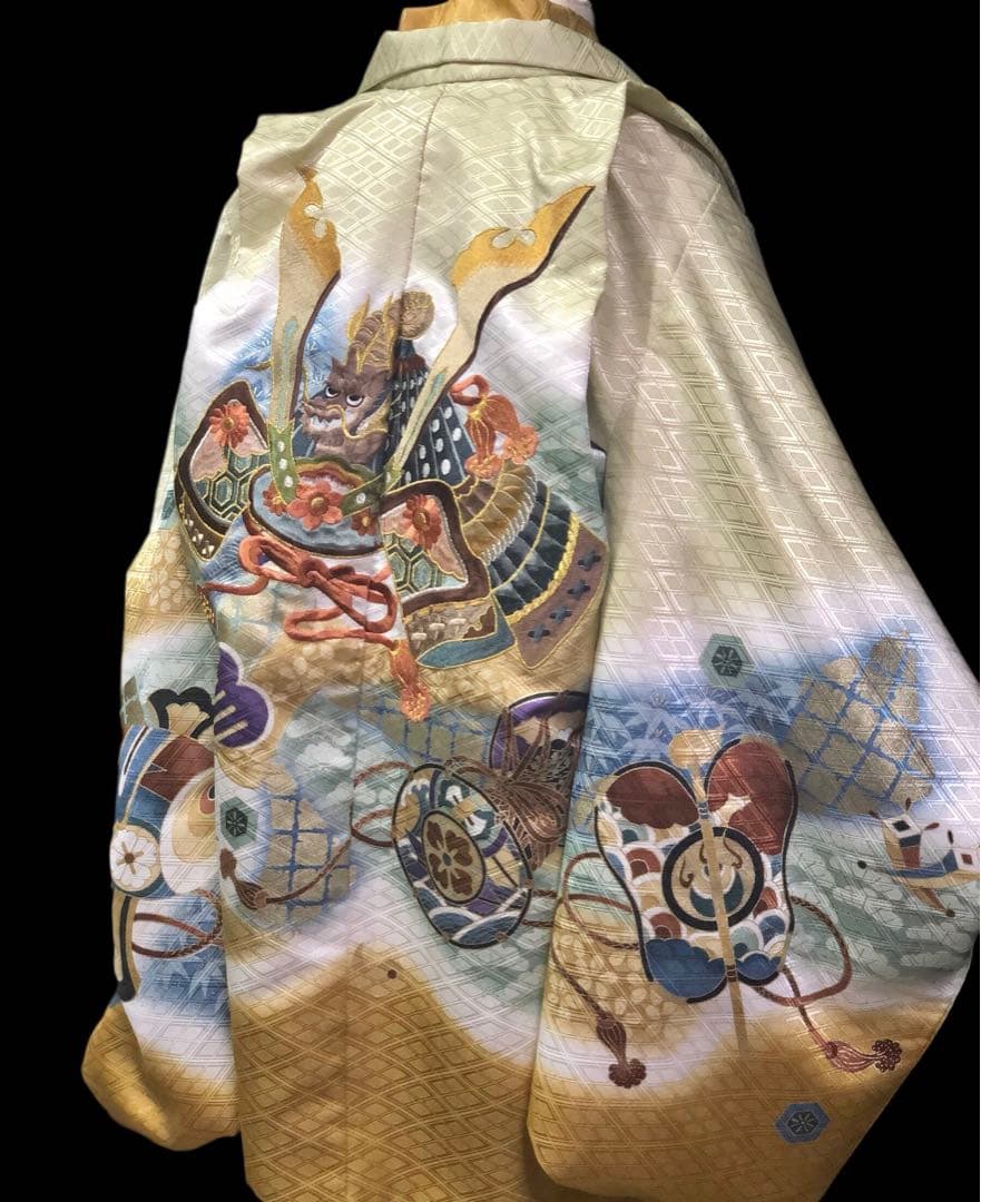 【美品　未使用品】豪華刺繍　七五三 5歳　男の子　逸品　羽織　着物　袴　セット