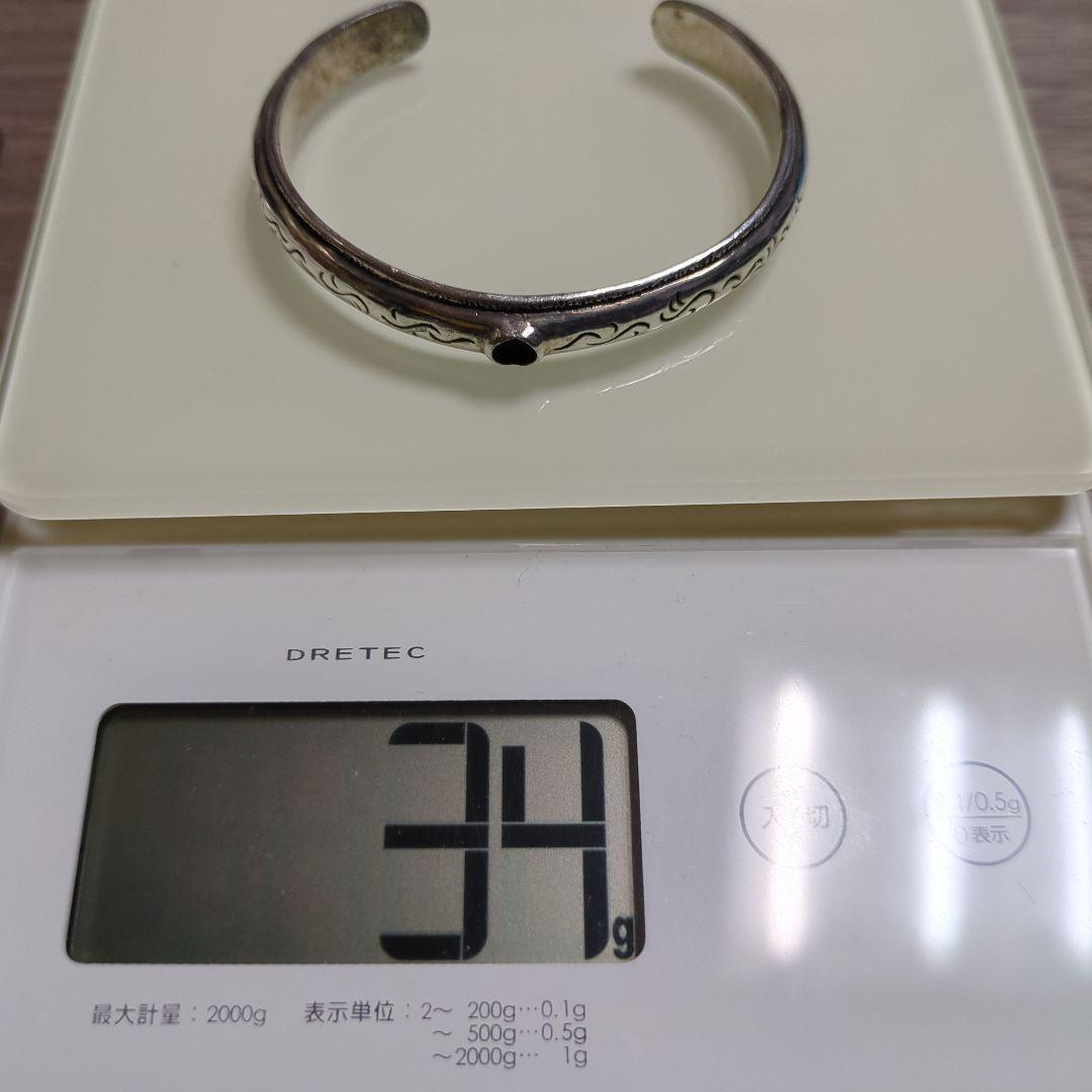 シルバー925 アラベスクデザイン シルバーバングル